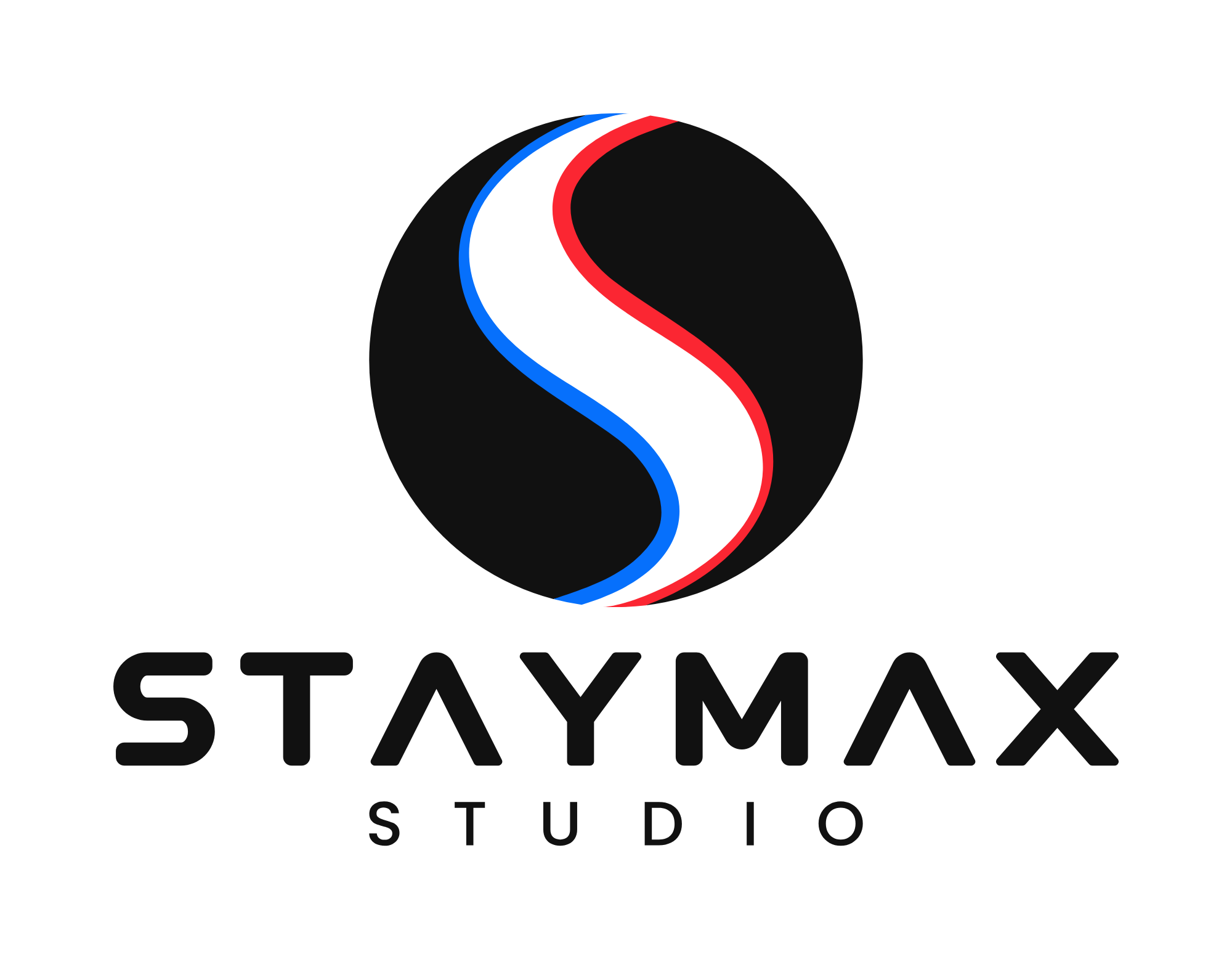STAYMAX STUDIO 로고, 밝은 바탕용